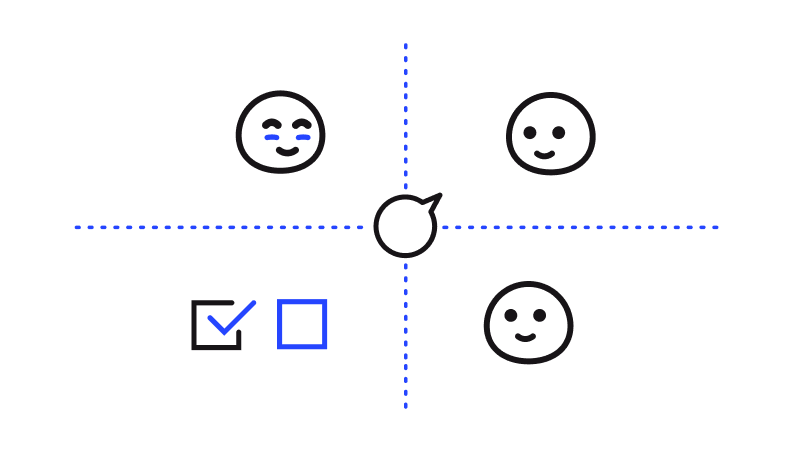 people chatting and sharing feedback about the onboarding